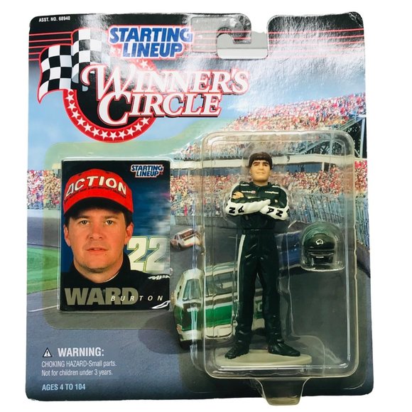 Vintage Starting Lineup Ward Burton Figure Winners Circle 1997 With Card New - Picture 1 of 10